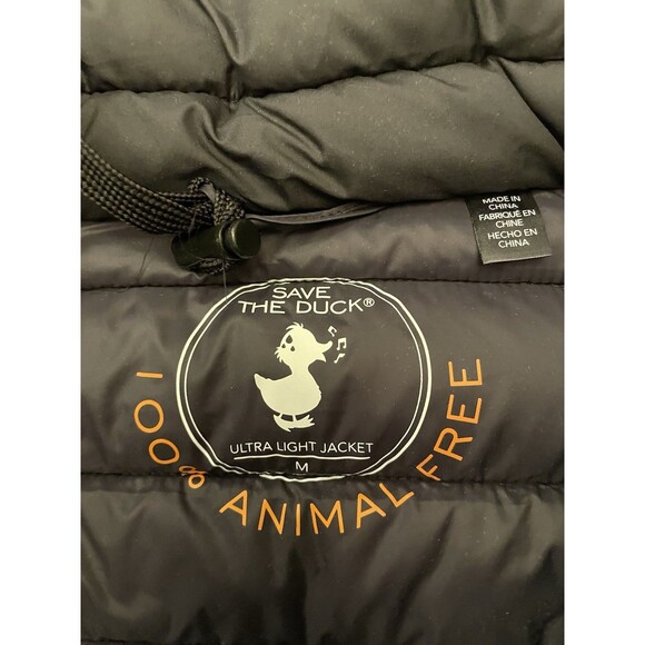 Save The Duck Vest NEW 100% Animal Free Size M Animal Respect Plumtech - Picture 5 of 12